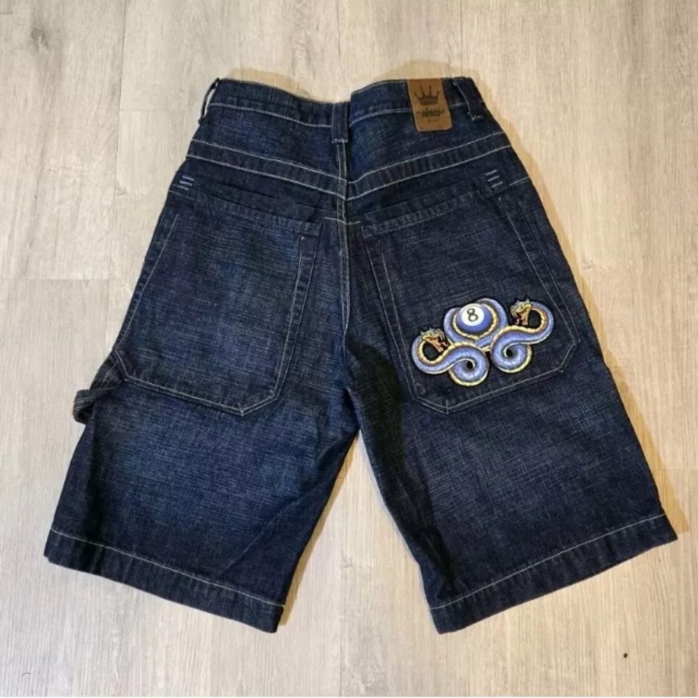 Crazy Rare y2k vintage grudge JNCO jean shorts 29